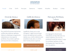 Tablet Screenshot of adiantum.com