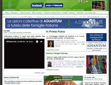 Tablet Screenshot of adiantum.it